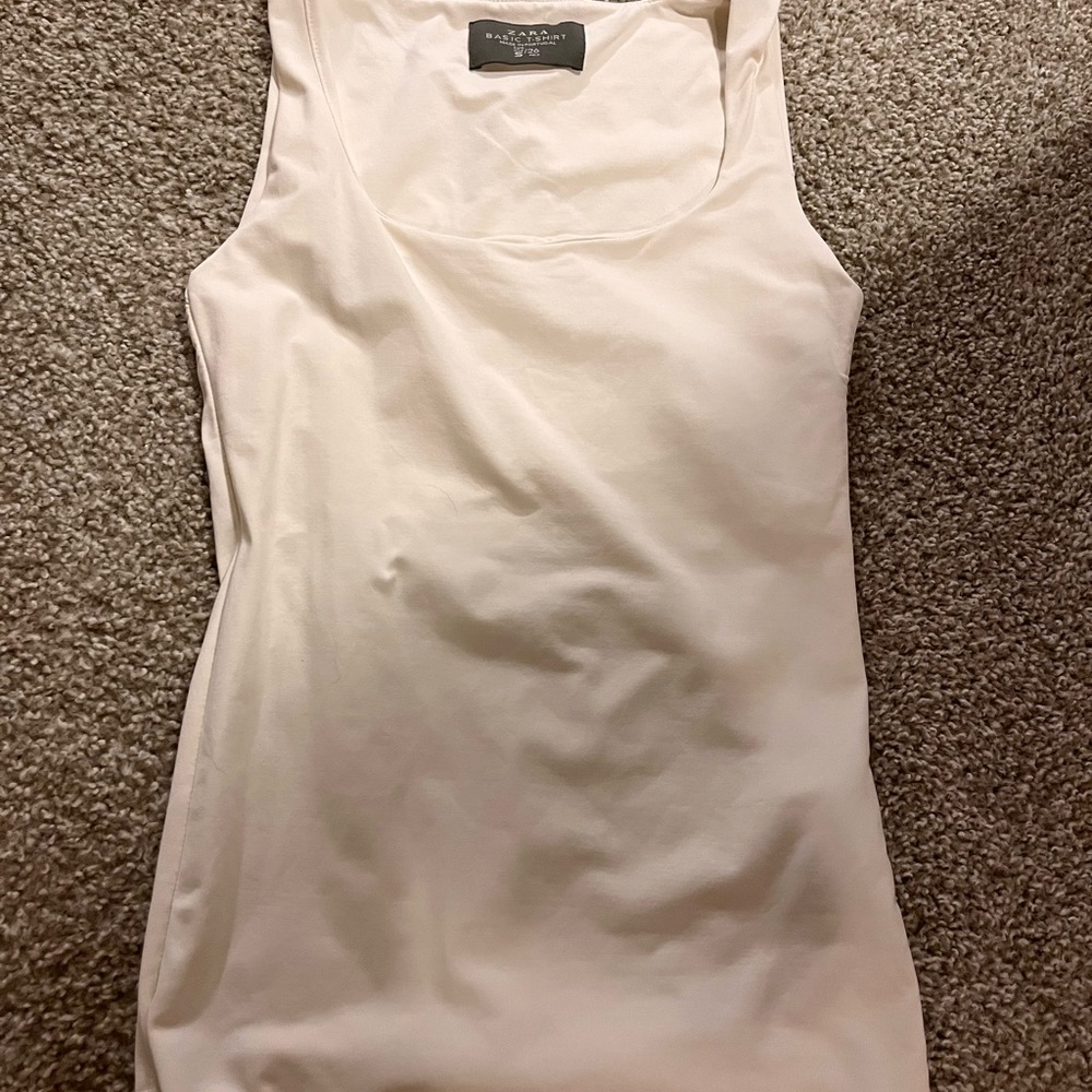 Zara Cream Tank Top